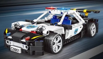 БЛОКИ СКЛАДНАЯ ПОЛИЦЕЙСКАЯ АВТОМОБИЛЬ С ПРИВОДОМ 359 ЭЛЕМЕНТОВ