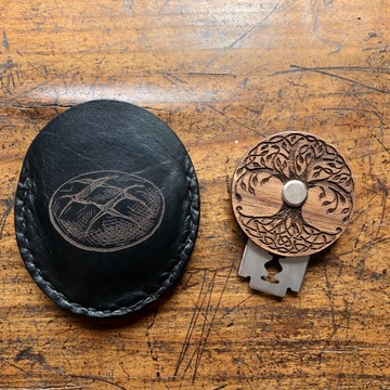 Nożyk do nacinania chleba - ORZECH