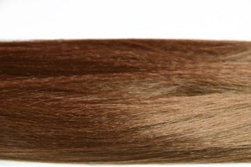 Волосы на резинке, коричневый хвост 10