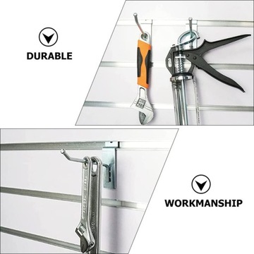 32 шт. крючков и вешалок для хранения в гараже.