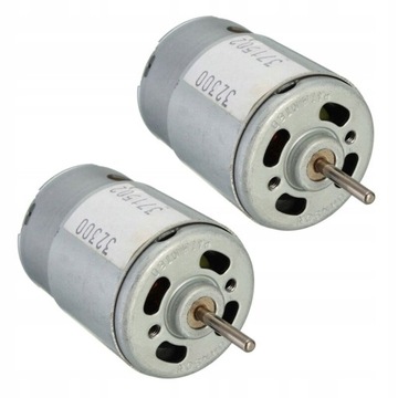 2X DC3-12V duży moment obrotowy JOHN-SON380 silnik