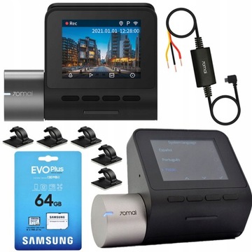 KAMERA 70MAI A500S PRO PLUS + 64GB + klipsy + UP02
