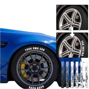 MARKER PISAK MAZAK WODOODPORNY OLEJOWY PERMANENTNY DO DEKORACJI OPON 2szt