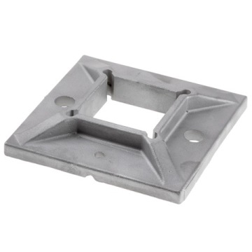 PODSTAWA DO RURY 40X40 MM KWADRATOWA SUROWA BALUSTRADA SCHODY
