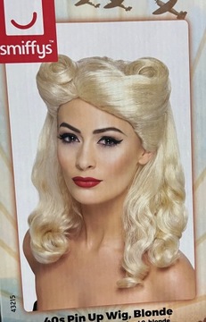 Smiffys peruka włosy długie blond kręcone