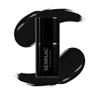 SEMILAC Lakier hybrydowy 031 Black Diamond - 7 ml
