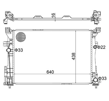 CHLADIČ DB W176 A180 CDI 2012-2018