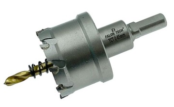 OTWORNICA WIDIOWA WIERTŁO KORONKA METALU DREWNA 45