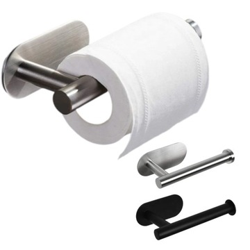 ДЕРЖАТЕЛЬ ДЛЯ ТУАЛЕТНОЙ БУМАГИ САМОКЛЕЯЩИЙСЯ, ХРОМ