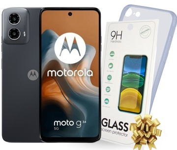 Motorola Moto G34 5G 4/64GB NFC | Black | Gratis | ETUI + SZKŁO HARTOWANE
