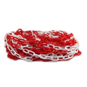 Цепь STRONG ROPE для шлагбаумов, 25 м, белая и красная