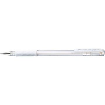 DŁUGOPIS ŻELOWY HYBRID GEL GRIP 0,8 PENTEL BIAŁY