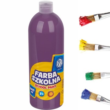 Astra FARBA SZKOLNA PLAKATOWA 1l śliwkowa