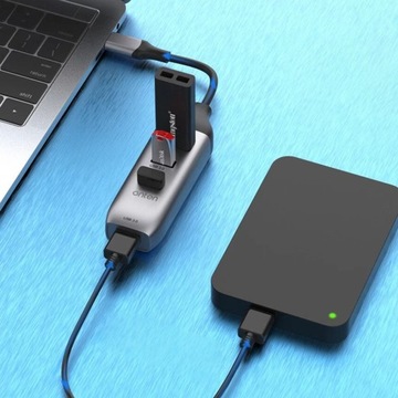 Onten 95118U Многофункциональный преобразователь-концентратор USB-C/Type-C 4 в 1