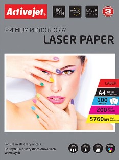 Papier Fotograficzny błyszczący A4 100 szt 200g