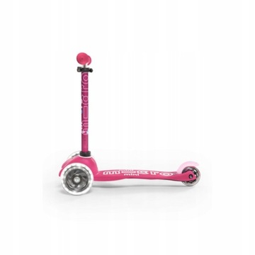 СКУТЕР MINI MICRO DELUXE Трехколесный светодиодный розовый