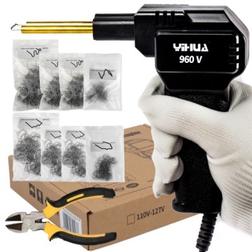 Сварочный аппарат для пластика Сварочный аппарат Паяльный аппарат 858D(L) Степлерный аппарат Степлер 960V