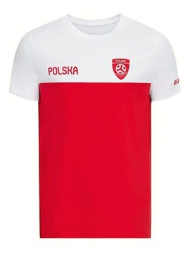 Polska - koszulka kibica biała-czerwona XL!