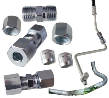 Коннектор для трубки кондиционера без манжеты, диаметр 8 мм