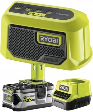 RYOBI GŁOŚNIKI RBTM18 MINI GŁOŚNIK BLUETOOTH +5Ah