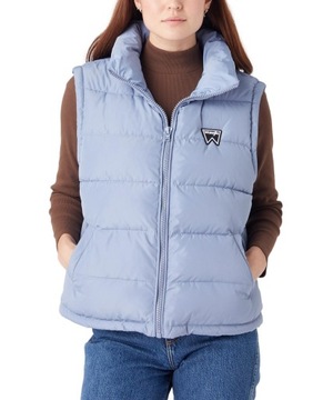 Kurtka Wrangler SHORT PUFFER W4R9YJX4Q WashBlue XS