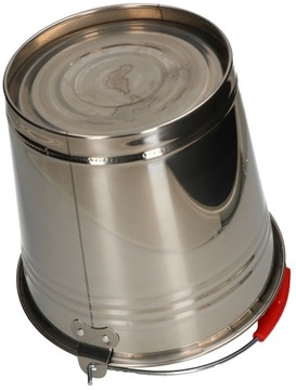 ВЕДРО НЕРЖАВЕЮЩАЯ СТАЛЬ 10Л, INOX, С ОБОДКОМ