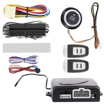ZESTAW SYSTEMU ALARMOWEGO SAMOCHODU ACOUTO PUSH TO START 12 V