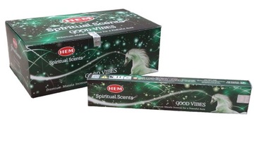 KADZIDŁA PYŁKOWE SPIRITUAL GOOD VIBES DOBRE WIBRACJE 12 x 15g