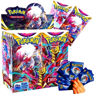 KARTY POKEMON BOX 360 KART KOLEKCJONERSKICH LOST ORIGIN + 20 KART OBSIDIAN
