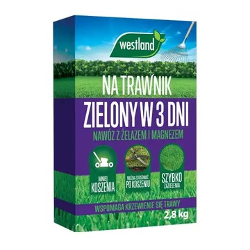 Westland Nawóz do trawników ZIELONY W 3 DNI 2,8kg 80m2 (20471829)
