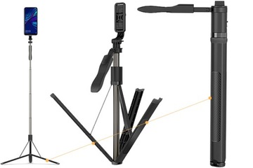 ПАЛКА ДЛЯ СЕЛФИ ДЛЯ ТЕЛЕФОНА, КАМЕРЫ, ШТАТИВА, ПУЛЬТА BLUETOOTH, 149 СМ