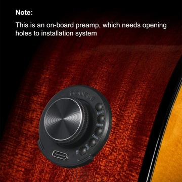 Встроенный предусилитель DOUBLE OS1 с резонансным звукоснимателем SFT