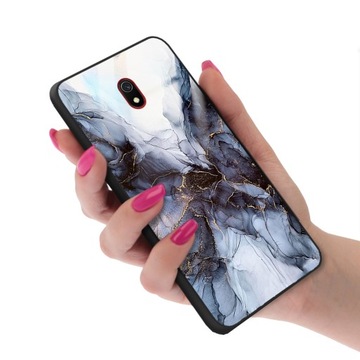 Etui GLASS do XIAOMI REDMI 8A Case Marmurki Wzory