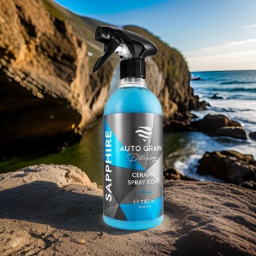 ГИДРОФОБНОЕ ПОКРЫТИЕ С SiO2 QD АВТО ГРАФ САПФИР Керамический аэрозольный слой 750 мл