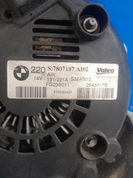 ALTERNÁTOR 7807187 BMW F10 3.0D N57D30B