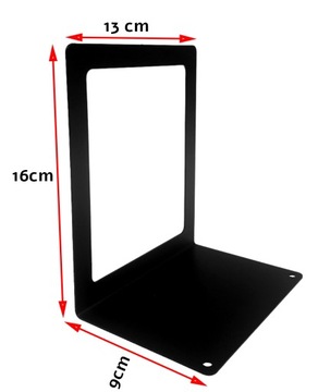 Подставка для книг, черный каркас, металлическая подставка, подставка для книг LOFT