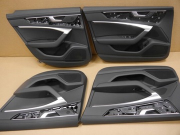 AUDI A6 C8 4K КОЖАНЫЕ СИДЕНИЯ С ОБИВКОЙ АЛЬКАНТАРА