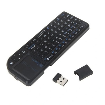 KLAWIATURA BEZPRZEWODOWA TOUCHPAD Rii mini X1 2.4G