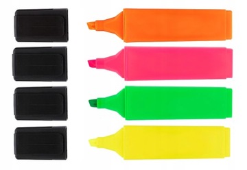 НАБОР ТЕКСТМАРКЕРОВ 4 ЦВЕТА ФЛУО