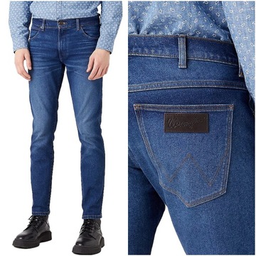 Męskie spodnie jeansowe dopasowane Wrangler LARSTON W31 L32
