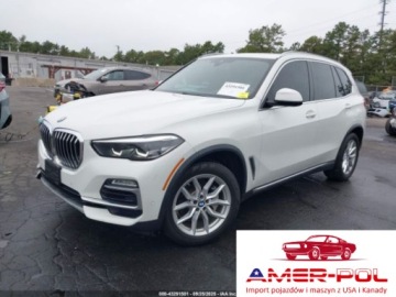 BMW X5 G05 2021 BMW X5 XDrive40i 2021, 3.0L R6 335KM, 4x4, odpala i jezdzi, od ubezpieczal