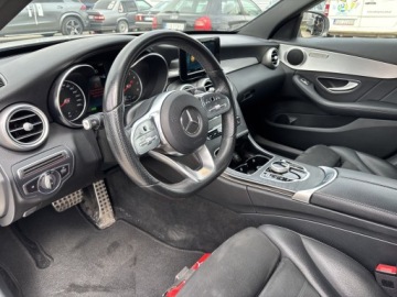 Mercedes Klasa C W205 Kabriolet Facelifting 1.5 200 184KM 2019 Mercedes-Benz C 200 Salon Polska, AMG Line 4x4, LE, zdjęcie 12