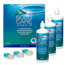 Solo Care Aqua Płyn do soczewek 3x 360ml zestaw
