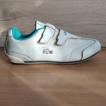 Buty sportowe sneakersy LACOSTE skóra nat roz.35.5