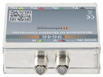ПРЕОБРАЗОВАТЕЛЬ ШИРОКОПОЛОСНОГО СИГНАЛА QUATTRO MS-9646 JOHANSSON