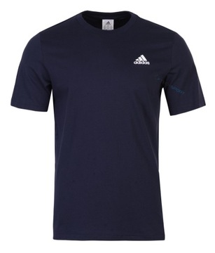 ADIDAS KOSZULKA T-SHIRT BAWEŁNA ESS JERSEY EMB L