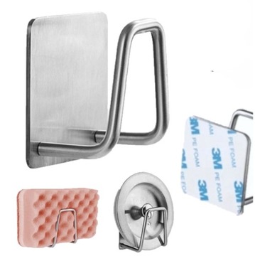 ORGANIZER NA GĄBKE KUCHENNĄ DO ZLEWU ŚCIANY UCHWYT