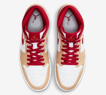 Buty Nike Air Jordan 1 Mid r.38 Beżowe Kremowe