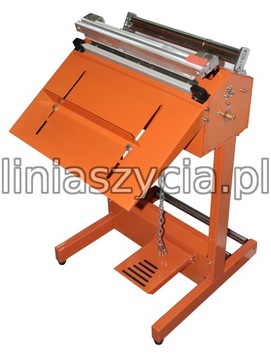 Zgrzewarka do robienia workow z rekawa SF-400 mm z nożem LINIA SZYCIA