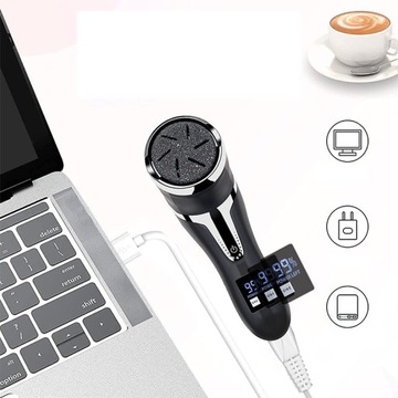 PILNIK ELEKTRYCZNY LCD DO STÓP PIĘT PILARKA FREZARKA TARKA AKUMULATOROW USB